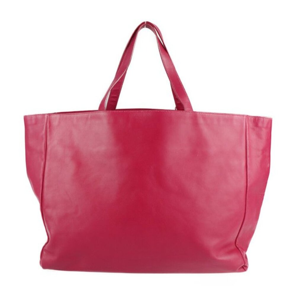 Saint Laurent Paris Vaulisse Tote Bag Leather Suede Fuchsia Pinkish - Picture 3 of 9
